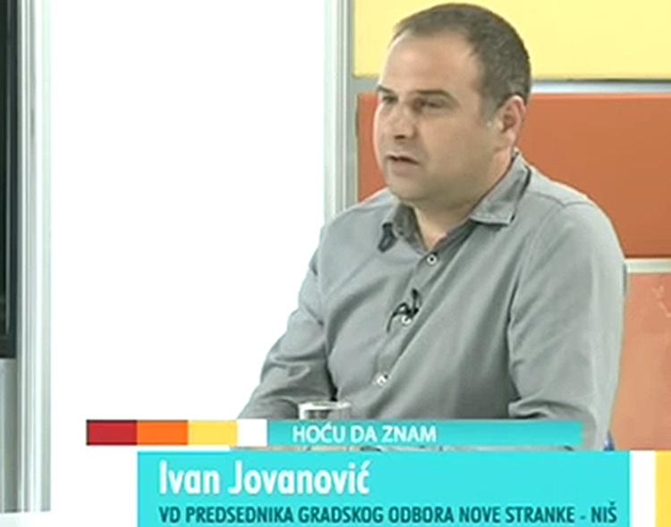 Gostovanje Jovanovića u emisiji Hoću da znam na NTV