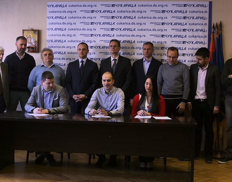 NOVA potpisala koalicioni sporazum "Demokratska Čukarica"
