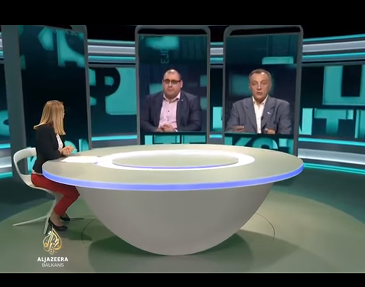 Živković u emisiji Kontekst na TV Al Jazeera