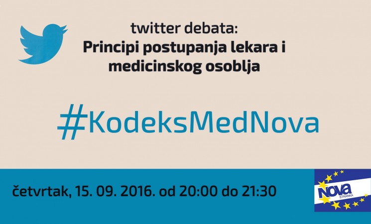 Twitter debata: Principi postupanja medicinskih radnika