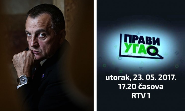 Zoran Živković u emisiji Pravi ugao na RTV 1