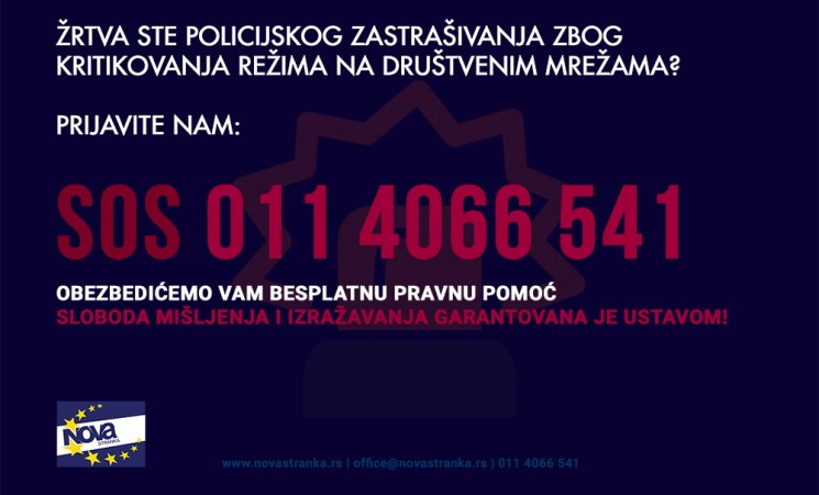 SOS telefon za žrtve političkog nasilja