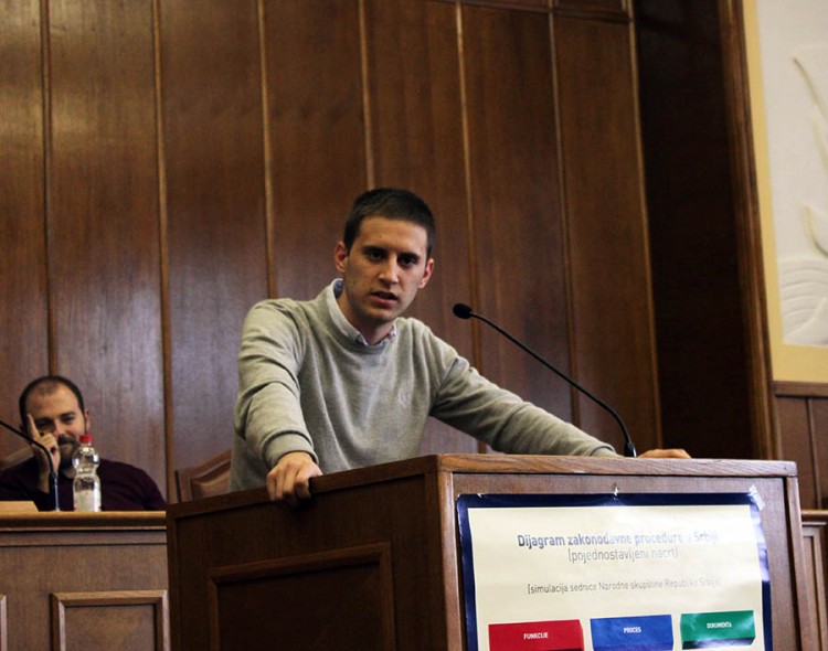 Eleković u Školi demokratije Otvorenog parlamenta