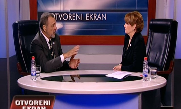 Živković u emisiji Otvoreni ekran na TV Kanal 9