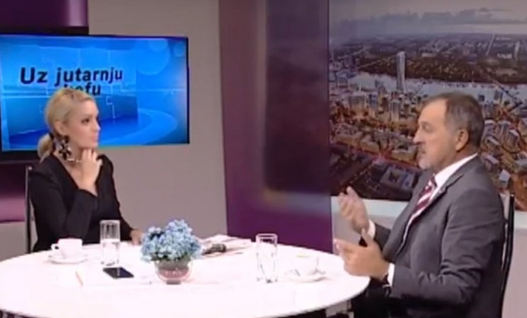 Živković u emisiji "Uz jutarnju kafu" na TV Naša