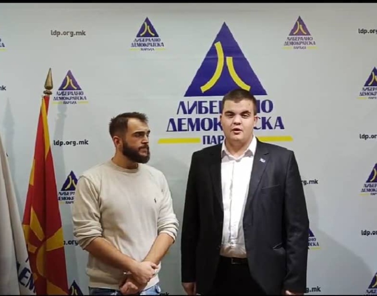 Živković u Skoplju sa vrhom LDP Makedonija o jačanju dalje saradnje